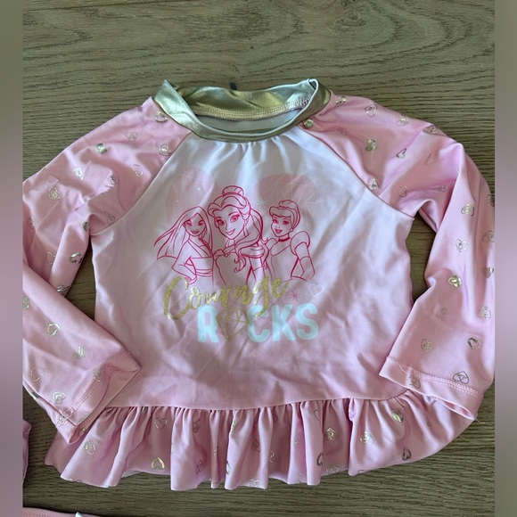Disney Princesses 2T Princess Bikini with Swim Shirt - Picture 2 of 5